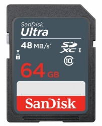 Memoria Flas SanDisk Ultra, 64GB SDHC UHS-I Clase 10 