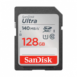 Memoria Flash Sandisk Ultra, 128GB SDXC UHS-I Clase 10 