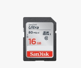 Memoria Flash SanDisk Ultra, 16GB SDHC UHS-I Clase 10 