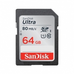 Memoria Flash SanDisk Ultra, 64GB SDXC UHS-I Clase 10 