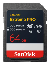 Memoria Flash SanDisk Extreme Pro, 64GB SDXC UHS-II Clase 10 