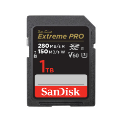 Memoria Flash SanDisk Extreme PRO, 1TB SDXC UHS-II Clase 10 