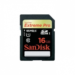 Memoria Flash SanDisk Extreme Pro, 16GB SDHC UHS-I Clase 10 