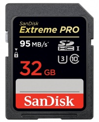 Memoria Flash SanDisk Extreme Pro, 32GB SDHC UHS-I Clase 10 