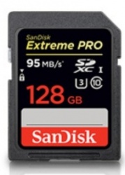 Memoria Flash SanDisk Extreme Pro, 128GB SDXC UHS-I Clase 10 