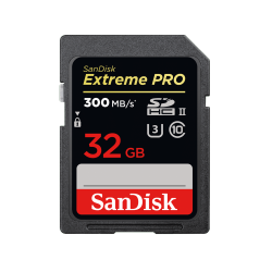 Memoria Flash SanDisk Extreme Pro 32GB SDHC UHS-II Clase 10 