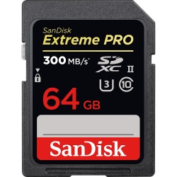 Memoria Flash Sandisk Extreme PRO UHS-II, 64GB SDXC Clase 3 
