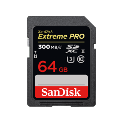 Memoria Flash SanDisk Extreme Pro 64GB SDXC UHS-II Clase 10 