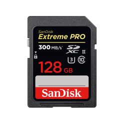Memoria Flash SanDisk Extreme PRO, 128GB SDXC UHS-II Clase 10 