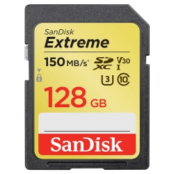 Memoria Flash Sandisk Extreme, 128GB SDXC UHS-I Clase 10 