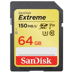 Memoria Flash Sandisk Extreme, 64GB SDXC UHS-I Clase 10 