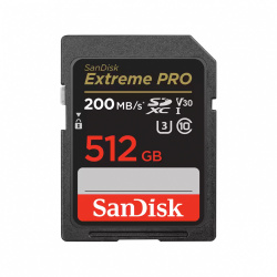 Memoria Flash Sandisk Extreme PRO, 512GB SDXC UHS-I Clase 10 