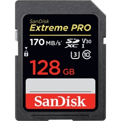 Memoria Flash SanDisk Extreme PRO, 128GB SDXC Clase 10 
