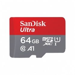 Memoria Flash SanDisk Ultra A1, 64GB MicroSDXC Clase 10 