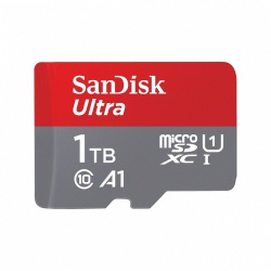 Memoria Flash SanDisk Ultra, 1TB MicroSDXC UHS-I Clase 10, con Adaptador 