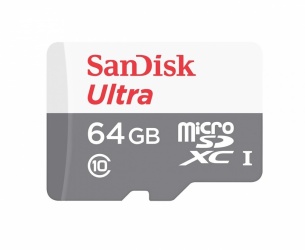 Memoria Flash SanDisk Ultra, 64GB microSDXC Clase 10 