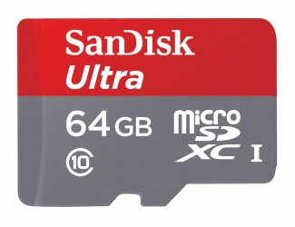 Memoria Flash SanDisk Ultra, 64GB microSDXC UHS-I Clase 10 