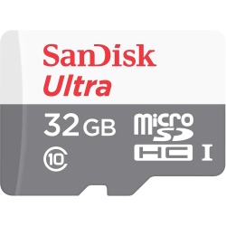 Memoria Flash SanDisk Ultra, 32GB MicroSDXC Clase 10, con Adaptador 