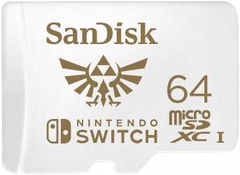 Memoria Flash SanDisk, 64GB MicroSDXC UHS-I Clase 3, para Nintendo Switch 