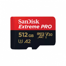Memoria Flash Sandisk Extreme Pro, 512GB MicroSDXC UHS-I Clase 10 