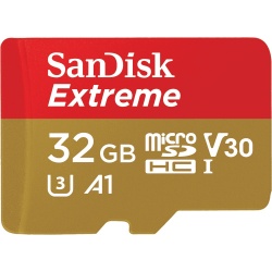Memoria Flash SanDisk Extreme, 32GB microSDHC UHS-I Clase 10 