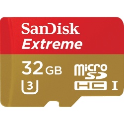 Memoria Flash SanDisk Extreme, 32GB MicroSDXC UHS-I Clase 10, con Adaptador 