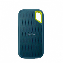 SSD Externo SanDisk Extreme Portable, 2TB, USB C 3.2, Azul/Verde, A Prueba de Agua, Polvo y Golpes 