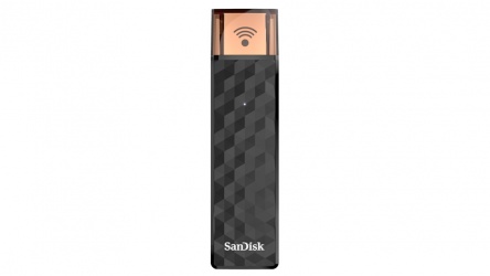 Memoria USB SanDisk Connect Wireless Stick, 128GB, USB 2.0, Negro 