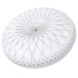 Sanelec Lámpara LED Plafón Milán, Interiores, Luz Blanca Fría, 15W, 1500 Lúmenes, Blanco, para Casa 