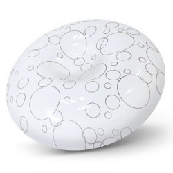 Sanelec Lámpara LED Plafón Palermo, Interiores, Luz Blanca Fría, 12W, 1200 Lúmenes, Blanco, para Casa 