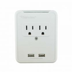 Santul Contacto con Supresor de Picos 1332, 125V, 15A, 2 Contactos 