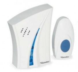 Santul Timbre 2646, Inalámbrico, 32 Tonos, hasta 100 Metros, Blanco/Azul 