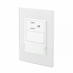 Santul Tomacorriente 4473, 1 Enchufes, 127V, 10A, Blanco 