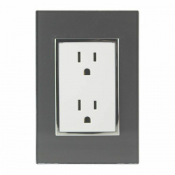 Santul Tomacorriente 4539, 2 Enchufes, 127V, 10A, Gris 