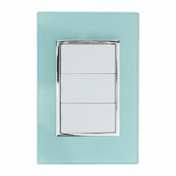 Santul Apagador 4550, 3 Botones, 127V, 10A, Azul 