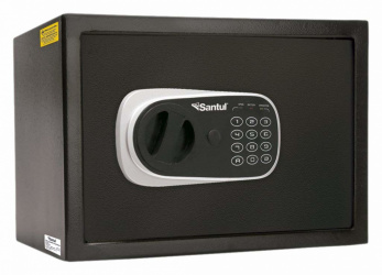 Santul Seguridad Caja Fuerte 8200 con Teclado y Llaves, Negro 