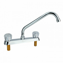 Santul Llave Mezcladora para Cocina 8951, 8”, 0.25 kg/cm², Cromo 