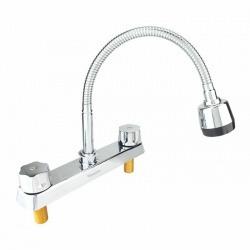 Santul Llave Mezcladora para Cocina 8952, 8”, 0.25 kg/cm², Cromo 