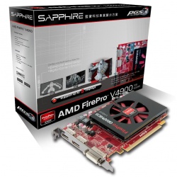 Tarjeta de Video Sapphire AMD FirePro V4900, 1GB 128-bit GDDR5, PCI Express x16 
