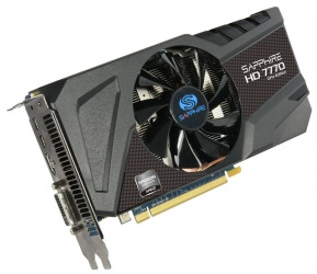 Sapphire Radeon HD 7770, 1GB DDR5, DVI, HDCP, PCI Express 3.0 