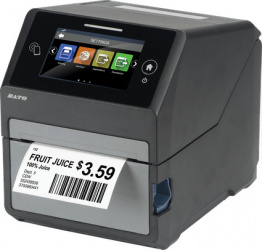 Sato CT4-LX Impresora de Tickets, Térmica Directa, 305 x 305 DPI, WLAN/Bluetooth, Gris 
