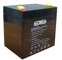 Saxxon Batería de Respaldo CBAT45AH, 12V, Negro, para DSC/CCTV/Control de Acceso 