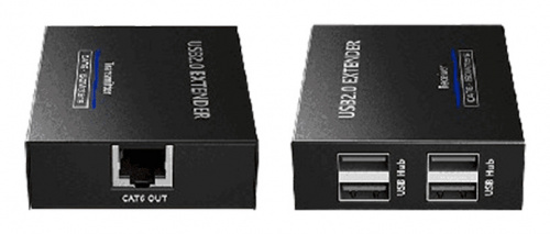 Saxxon Transmisor y Receptor Alámbrico por Cable Cat6, Entrada 1 x RJ-45, Salida 1 x RJ-45, hasta 150 Metros  