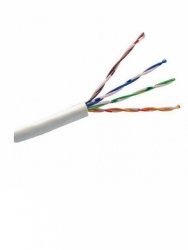 Saxxon Bobina de Cable de Señal Cat6 UTP, 305 Metros, Blanco 