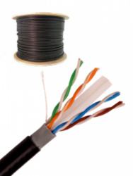 Saxxon Bobina de Cable Ethernet Cat6, UTP, 305 Metros 