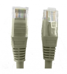 Saxxon Cable Patch Cat5e UTP RJ-45 Macho - RJ-45 Macho, 1 Metro, Gris 