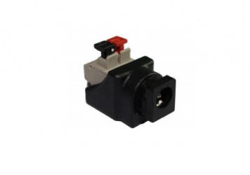 Saxxon Adaptador Tipo Jack PSUBR17H, Negro - 10 Piezas 