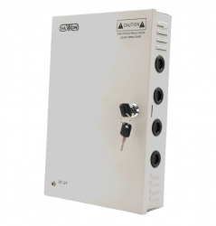 Saxxon Fuente de Poder para Cámara SX-30A-18CH, Entrada 110 - 220V, Salida 12V, 30A 