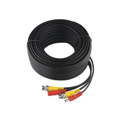 Saxxon Cable Coaxial BNC Macho - BNC Macho, 50 Metros, Negro 