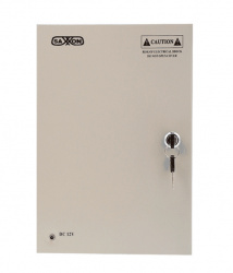 Saxxon Fuente de Poder Regulada SX20A9CH, Entrada 100V - 120V, Salida 12V, 20A, para 9 Cámaras 